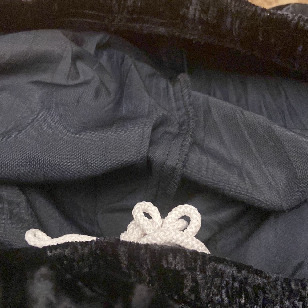Karl Kani Jeans Logo Vintage Black Velvet Jogger Pants Size XXL. - Picture 6 of 9